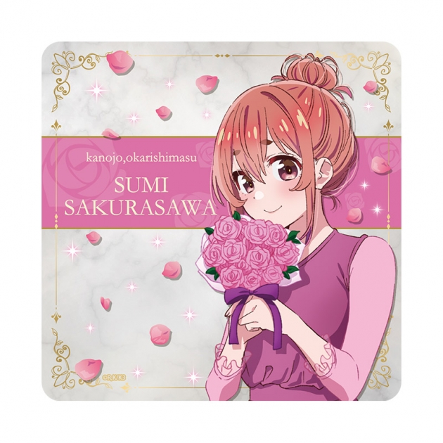 【グッズ-コースター】彼女、お借りします ラバーマットコースター【桜沢墨】
