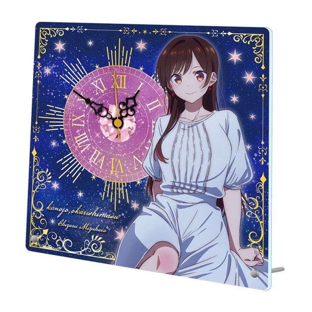 【グッズ-時計】彼女、お借りします アクリル置時計【水原千鶴】
