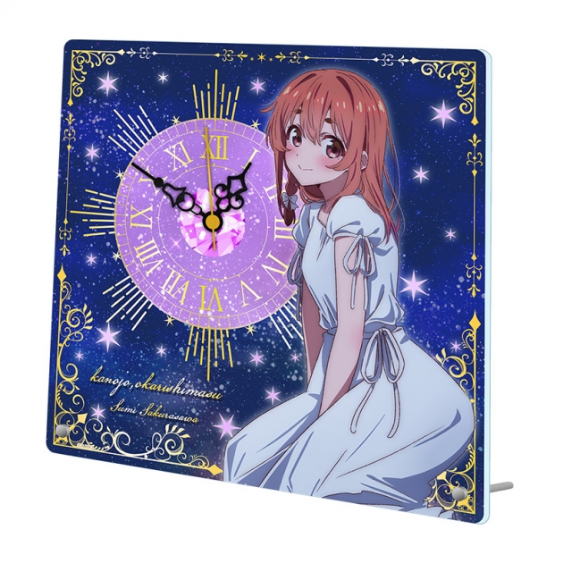【グッズ-時計】彼女、お借りします アクリル置時計【桜沢墨】
