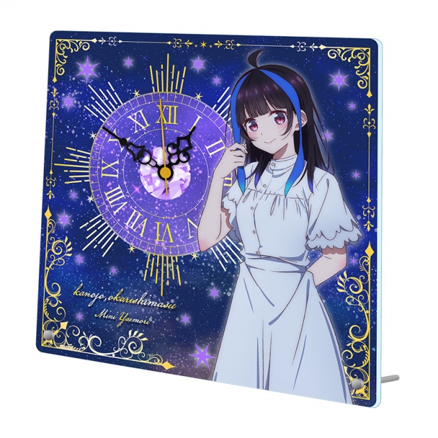 【グッズ-時計】彼女、お借りします アクリル置時計【八重森みに】
