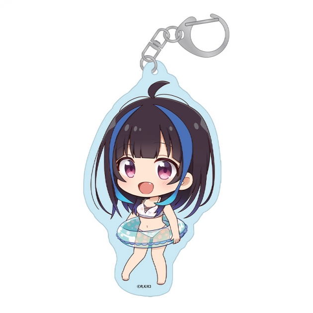 【グッズ-キーホルダー】彼女、お借りします ぷちちょこアクリルキーホルダー【八重森みに】水着
