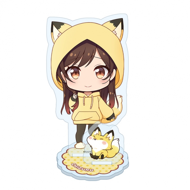 【グッズ-スタンドポップ】彼女、お借りします ぷちちょこアクリルスタンド【水原千鶴】けもみみパーカー

