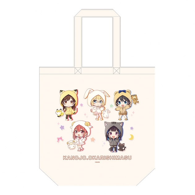 【グッズ-バッグ】彼女、お借りします ぷちちょこキャンバストートバッグ【けもみみパーカー】
