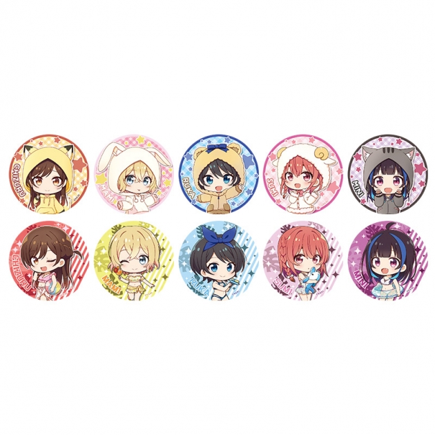 【グッズ-バッチ】彼女、お借りします ぷちちょこトレーディング缶バッジ【Vol.2】
