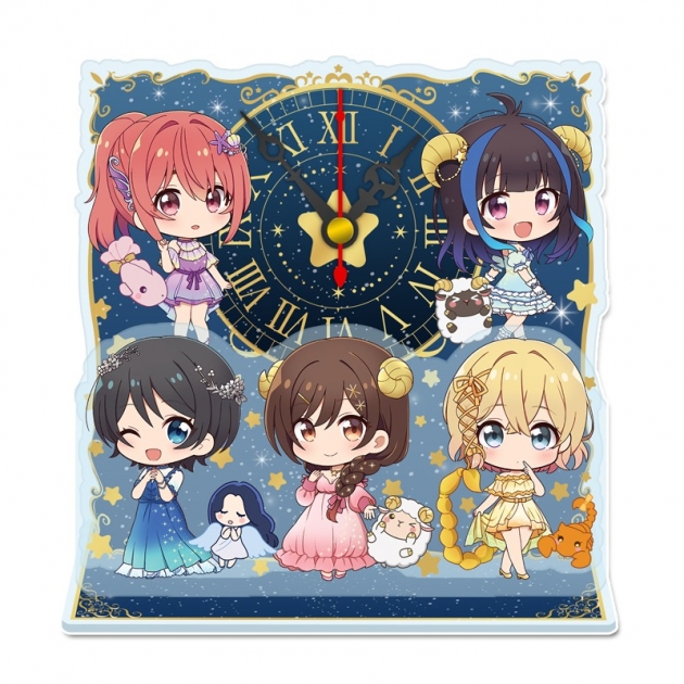 【グッズ-時計】彼女、お借りします ぷちちょこミニアクリル置時計 星座ver.
