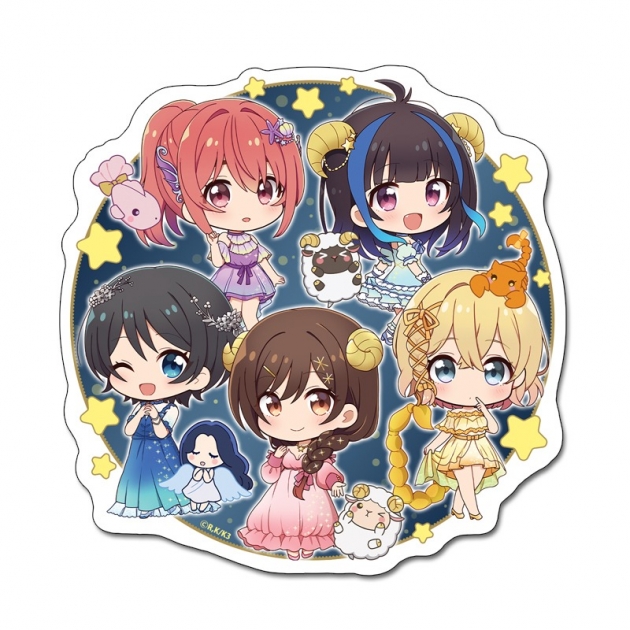 【グッズ-ステッカー】彼女、お借りします ぷちちょこマグネットステッカー 星座ver.
