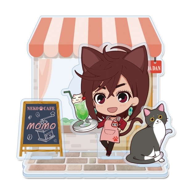 【グッズ-スタンドポップ】TVアニメ『ダンダダン』 ぷちちょこ ミニアクリルジオラマ【モモ】猫カフェ
