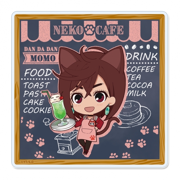 【グッズ-コースター】TVアニメ『ダンダダン』 ぷちちょこ アクリルコースター【モモ】猫カフェ
