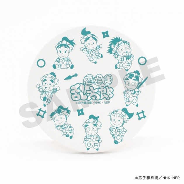 【グッズ-コースター】忍たま乱太郎 白雲石コースター・一年は組
