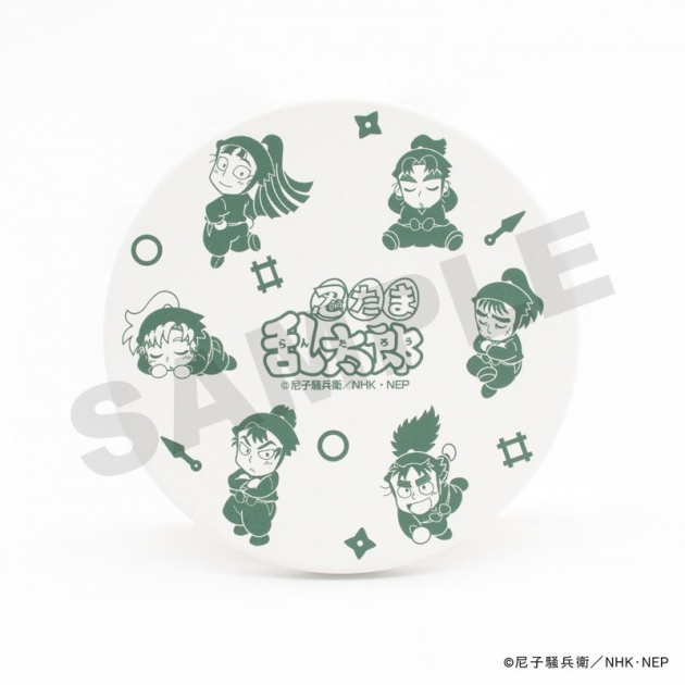 【グッズ-コースター】忍たま乱太郎 白雲石コースター・六年生
