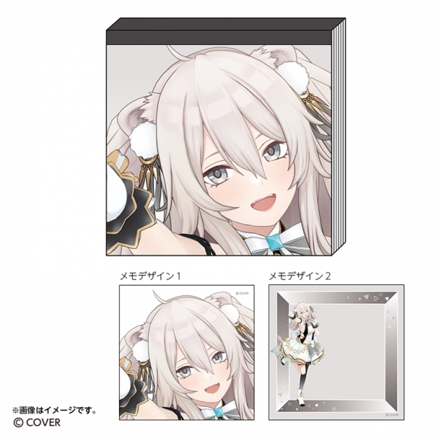 【グッズ-メモ帳】hololive スクエアメモ 獅白ぼたん
