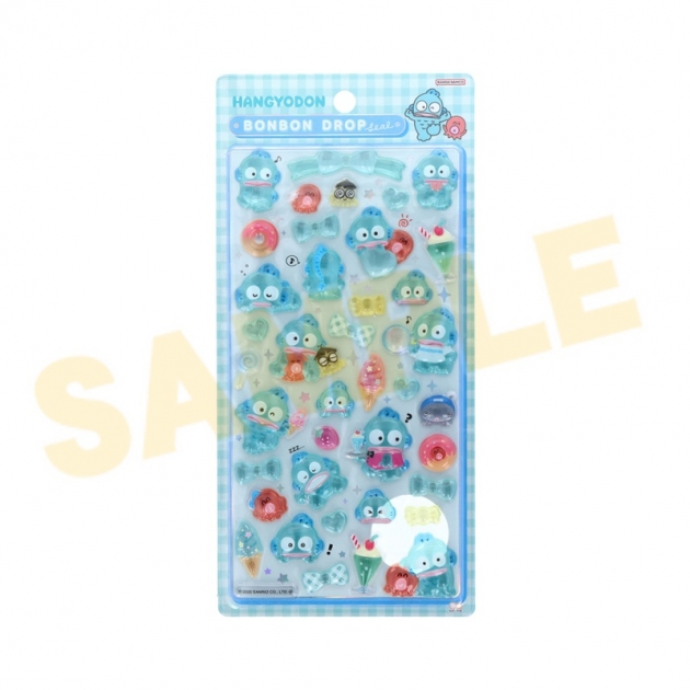 【グッズ-シール】サンリオ ボンボンドロップシール ハンギョドン
