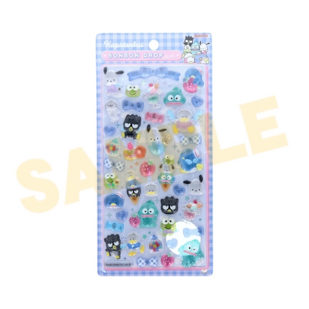 【グッズ-シール】サンリオ ボンボンドロップシール はぴだんぶい
