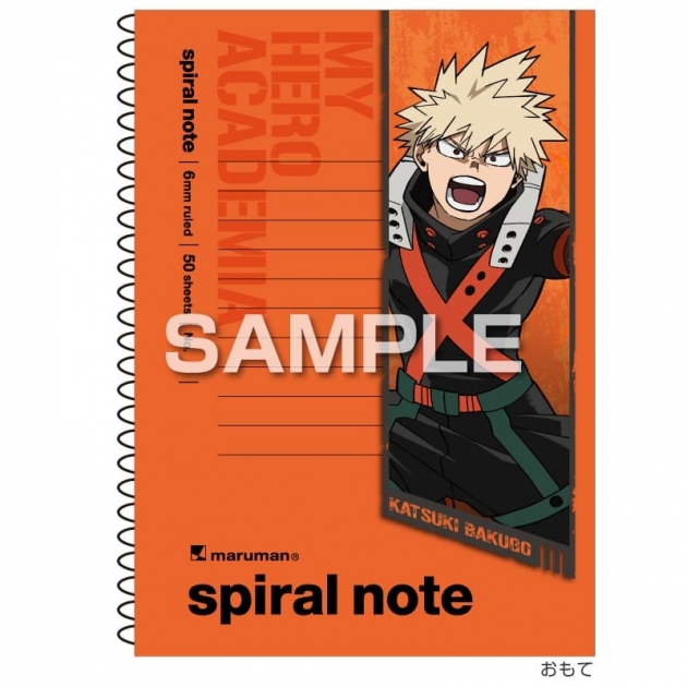 【グッズ-ノート】僕のヒーローアカデミア A6スパイラルノート/爆豪勝己
