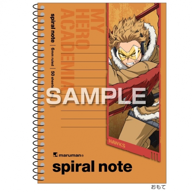 【グッズ-ノート】僕のヒーローアカデミア A6スパイラルノート/ホークス
