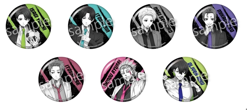 【グッズ-バッチ】ブルーロック カラパレ OneColor 缶バッジ
