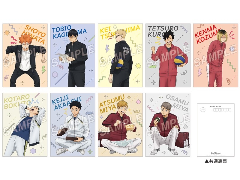 【グッズ-ポストカード】ハイキュー!! 喜怒哀楽A5ポストカードセット【アニメイト限定】
