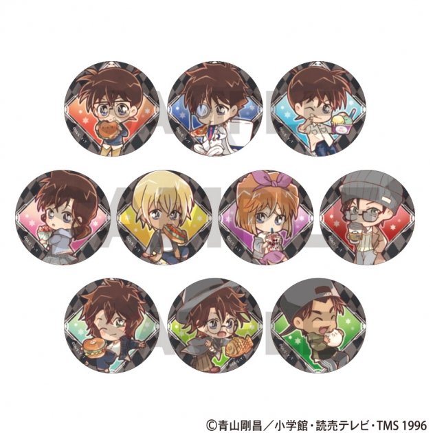 【グッズ-バッチ】名探偵コナン トレーディング缶バッジ ジャンクフード ミニキャラ【再販】
