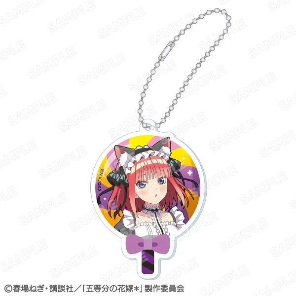 【グッズ-チャーム】五等分の花嫁* ホログラムアクリルチャーム 中野二乃
