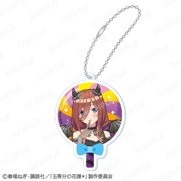 【グッズ-チャーム】五等分の花嫁* ホログラムアクリルチャーム 中野三玖
