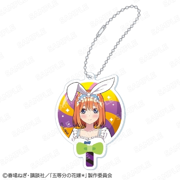 【グッズ-チャーム】五等分の花嫁* ホログラムアクリルチャーム 中野四葉

