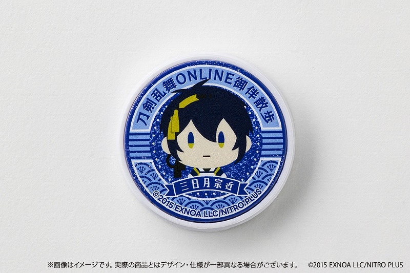 【グッズ-携帯グッズ】刀剣乱舞ONLINE 御伴散歩 スマホグリップ vol.2 三日月宗近
