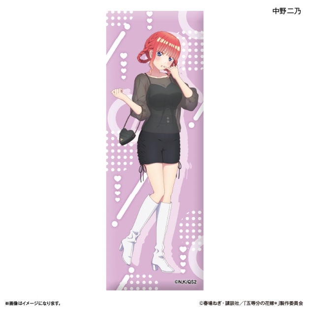 【グッズ-バッチ】TVスペシャルアニメ「五等分の花嫁* ロング缶バッジ 中野二乃
