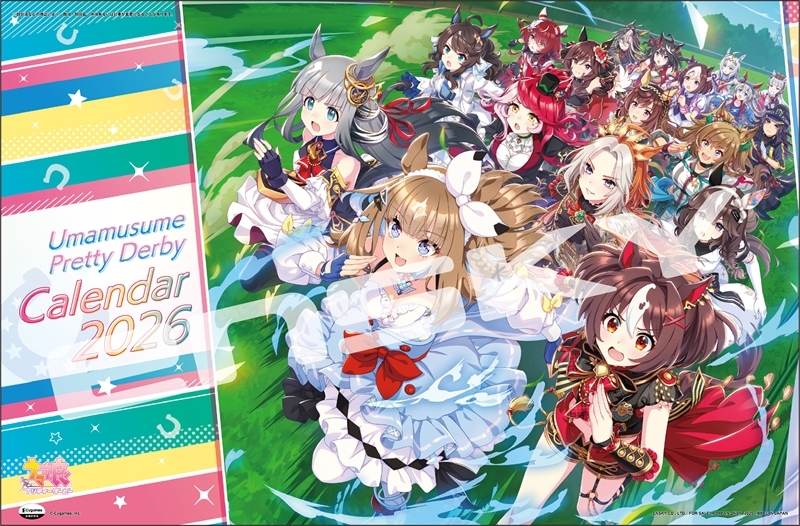 【カレンダー】ウマ娘 プリティーダービー CL-041 2026年 壁掛けカレンダー
