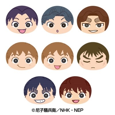 【グッズ-マスコット】忍たま乱太郎 おまんじゅうにぎにぎマスコット伍
