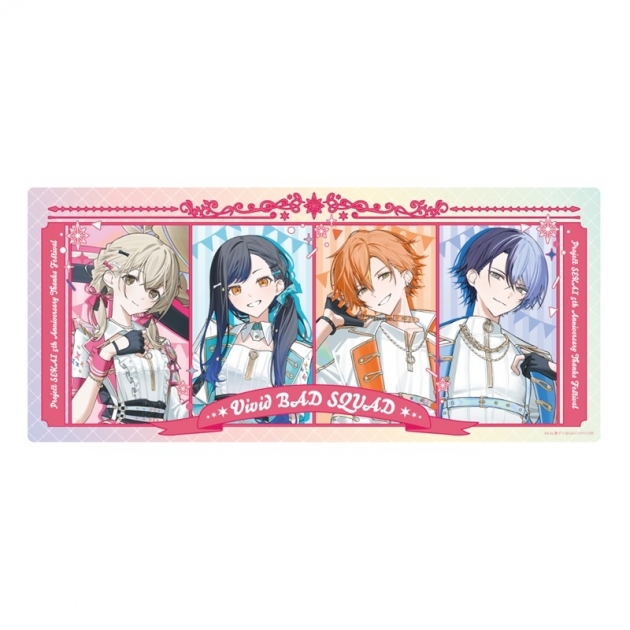 【グッズ-デスクマット】プロジェクトセカイ カラフルステージ! feat. 初音ミク 『プロジェクトセカイ 5th Anniversary 感謝祭』デスクマット Vivid BAD SQUAD
