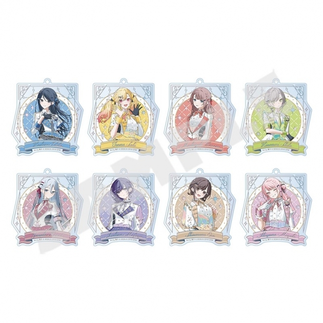 【グッズ-キーホルダー】プロジェクトセカイ カラフルステージ! feat. 初音ミク 『プロジェクトセカイ 5th Anniversary 感謝祭』オーロラ箔押しアクリルキーホルダーコレクション B Leo/need&25時、ナイトコードで。(全8種)
