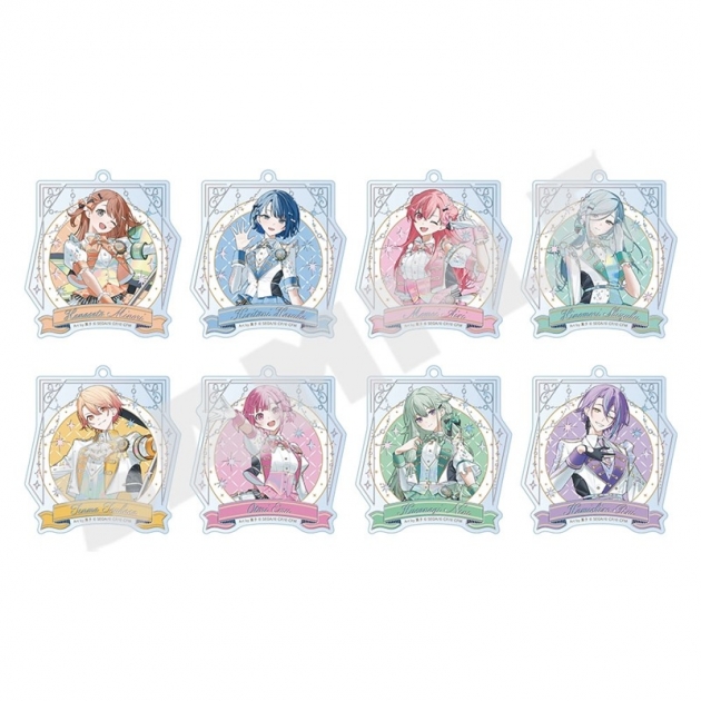 【グッズ-キーホルダー】プロジェクトセカイ カラフルステージ! feat. 初音ミク 『プロジェクトセカイ 5th Anniversary 感謝祭』オーロラ箔押しアクリルキーホルダーコレクション C MORE MORE JUMP!&ワンダーランズ×ショウタイム(全8種)
