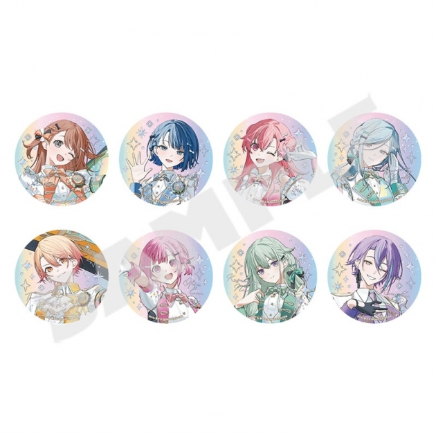 【グッズ-バッチ】プロジェクトセカイ カラフルステージ! feat. 初音ミク 『プロジェクトセカイ 5th Anniversary 感謝祭』オーロラ箔押し缶バッジコレクション C MORE MORE JUMP!&ワンダーランズ×ショウタイム(全8種)
