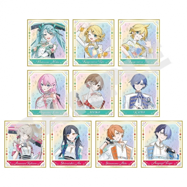 【グッズ-色紙】プロジェクトセカイ カラフルステージ! feat. 初音ミク 『プロジェクトセカイ 5th Anniversary 感謝祭』オーロラ箔押しミニ色紙コレクション A バーチャル・シンガー&Vivid BAD SQUAD(全10種)
