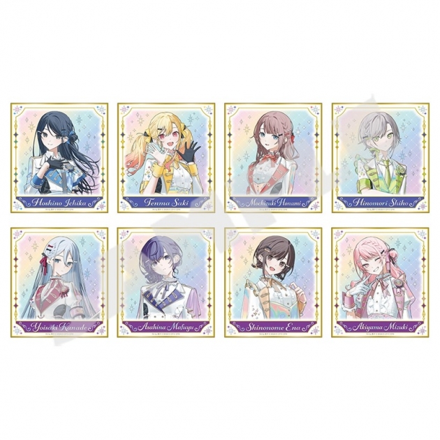 【グッズ-色紙】プロジェクトセカイ カラフルステージ! feat. 初音ミク 『プロジェクトセカイ 5th Anniversary 感謝祭』オーロラ箔押しミニ色紙コレクション B Leo/need&25時、ナイトコードで。(全8種)
