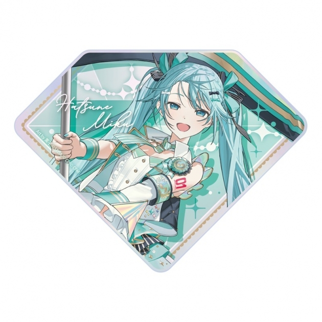 【グッズ-置きもの】プロジェクトセカイ カラフルステージ! feat. 初音ミク 『プロジェクトセカイ 5th Anniversary 感謝祭』ダイヤ型オーロラアクリルブロック1 初音ミク
