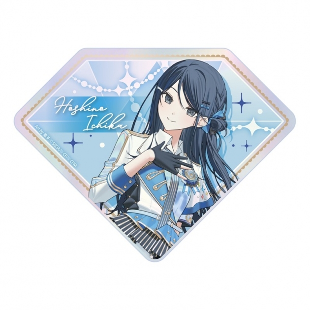 【グッズ-置きもの】プロジェクトセカイ カラフルステージ! feat. 初音ミク 『プロジェクトセカイ 5th Anniversary 感謝祭』ダイヤ型オーロラアクリルブロック7 星乃 一歌
