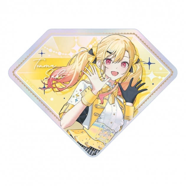 【グッズ-置きもの】プロジェクトセカイ カラフルステージ! feat. 初音ミク 『プロジェクトセカイ 5th Anniversary 感謝祭』ダイヤ型オーロラアクリルブロック8 天馬 咲希
