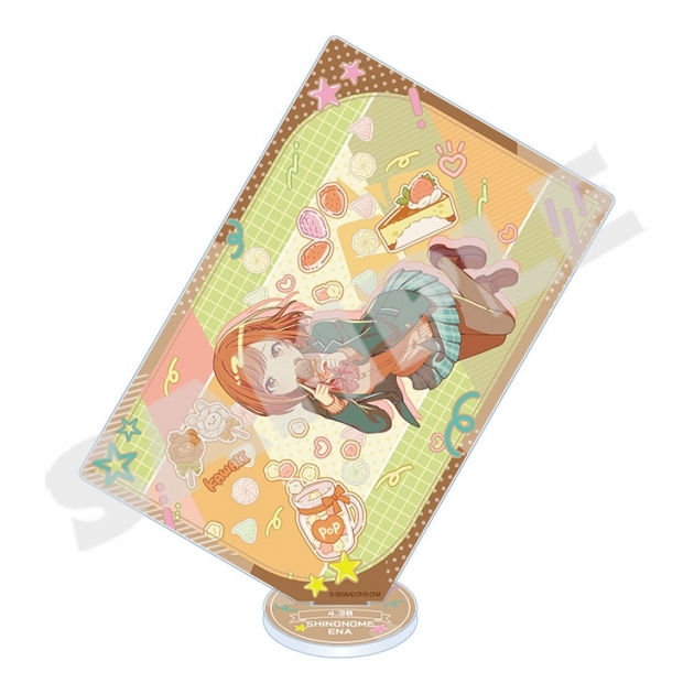 【グッズ-スタンドポップ】プロジェクトセカイ カラフルステージ! feat. 初音ミク Anniversary/Birthdayイラスト2023-2024 カード型アクリルスタンド 東雲 絵名
