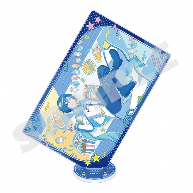 【グッズ-スタンドポップ】プロジェクトセカイ カラフルステージ! feat. 初音ミク Anniversary/Birthdayイラスト2023-2024 カード型アクリルスタンド KAITO
