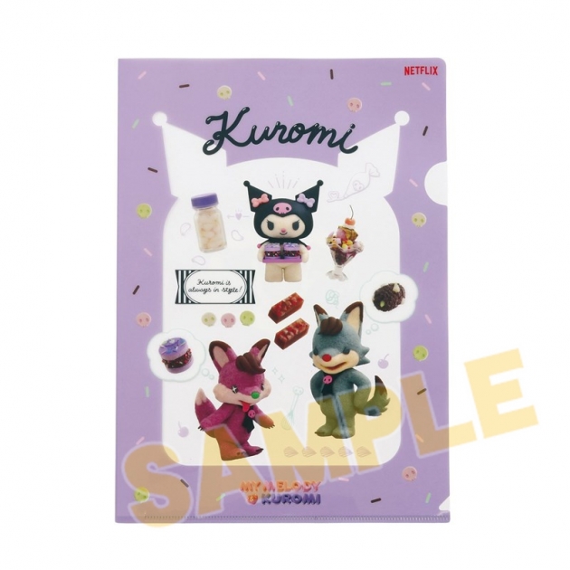 【グッズ-クリアファイル】Netflix　My Melody & Kuromi A4クリアファイル　サンリオキャラクターズ　KU①
