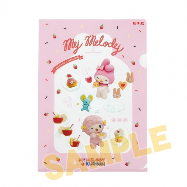 【グッズ-クリアファイル】Netflix　My Melody & Kuromi A4クリアファイル　サンリオキャラクターズ　MM①
