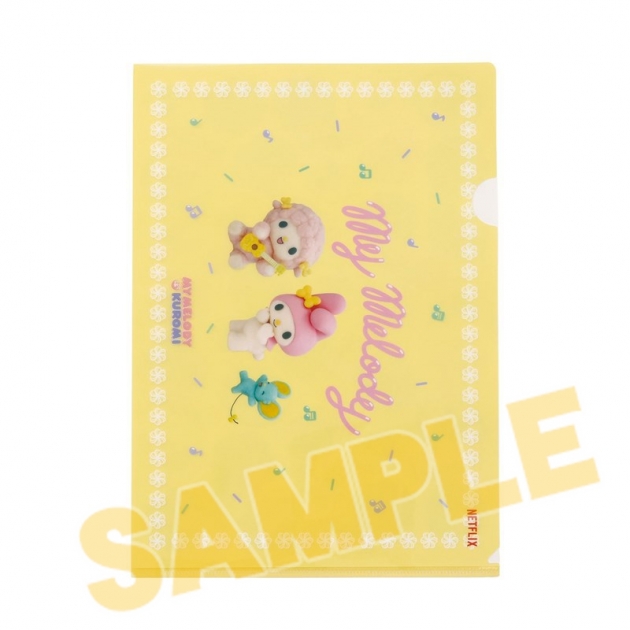 【グッズ-クリアファイル】Netflix　My Melody & Kuromi A4クリアファイル　サンリオキャラクターズ　MM②
