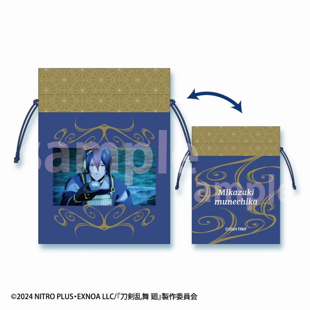 【グッズ-巾着】刀剣乱舞 廻 -虚伝 燃ゆる本能寺- 豆巾着 三日月宗近
