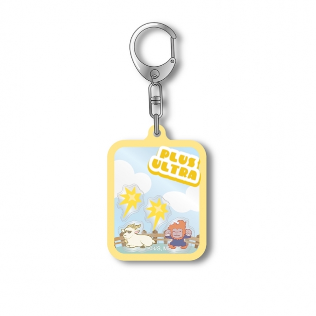 【グッズ-キーホルダー】僕のヒーローアカデミア アニマルシリーズ シャカシャカアクリルキーホルダー B
