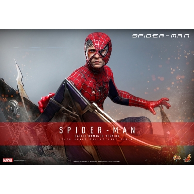 【アクションフィギュア】ムービー・マスターピース スパイダーマン スパイダーマン(バトルダメージ版) 1/6