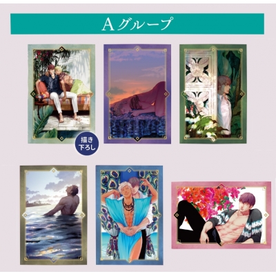 【グッズ-ポストカード】シャングリラの鳥 座裏屋蘭丸画業10周年記念グラッテ ポストカードセット 箔あり Aグループ