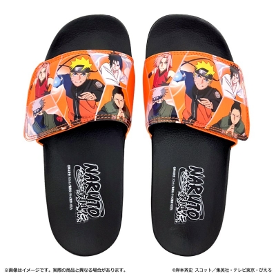 【グッズ-その他】『NARUTO-ナルト- 疾風伝』 サンダル/集合 Mサイズ