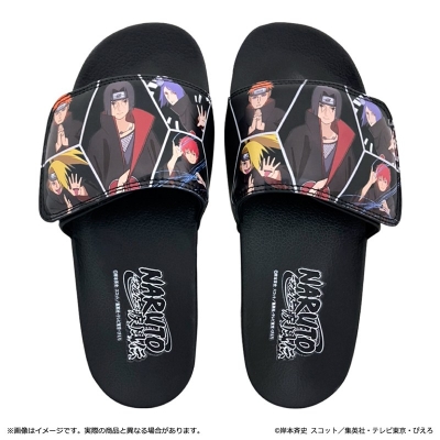 【グッズ-その他】『NARUTO-ナルト- 疾風伝』 サンダル/集合(“暁”) Lサイズ