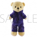 【グッズ-コスプレアクセサリー】くまめいと ジャージ/紫(ぬいぐるみ用衣装)の画像